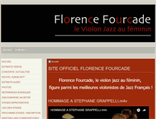 Tablet Screenshot of florencefourcade.net